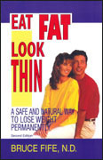 Eat Fast Look Thin book by Dr. Bruce Fife. This book written by coconut expert Bruce Fife explains how to use coconut oil to lose excess weight, stimulate metabolism, increase energy, and improve thyroid function.
