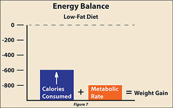 Calories are increased