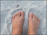 Healthy bare feet