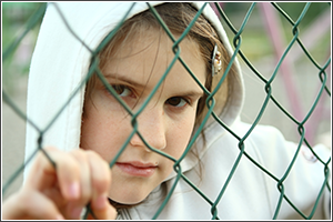 Abandoned girl