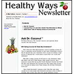 Healthy Ways Newsletter Sample